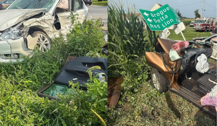 Trapped Driver Freed After Crash at Chanceford Township Intersection