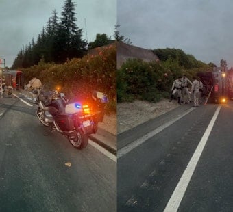Trapped Driver Pulled From Overturned Car On San Jose's SR-87, Crews Warn Of Roadway Danger