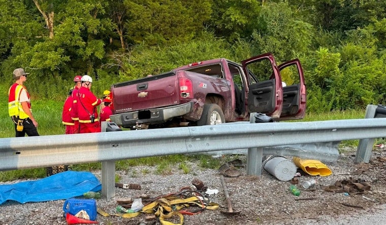 Trapped Pickup Driver Airlifted After McMinnville Highway Horror Crash in DeKalb County
