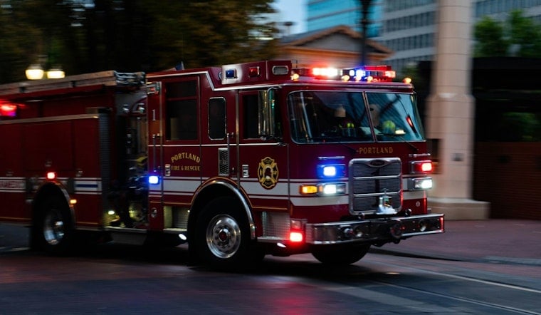 Truck 7 Frees Trapped Driver as Southeast Portland Crews Race to Scene