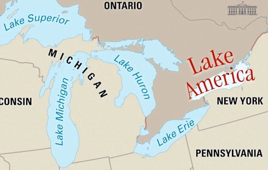 Trump Renames Lake Ontario 'Lake America,' Hochul Calls It Absurd