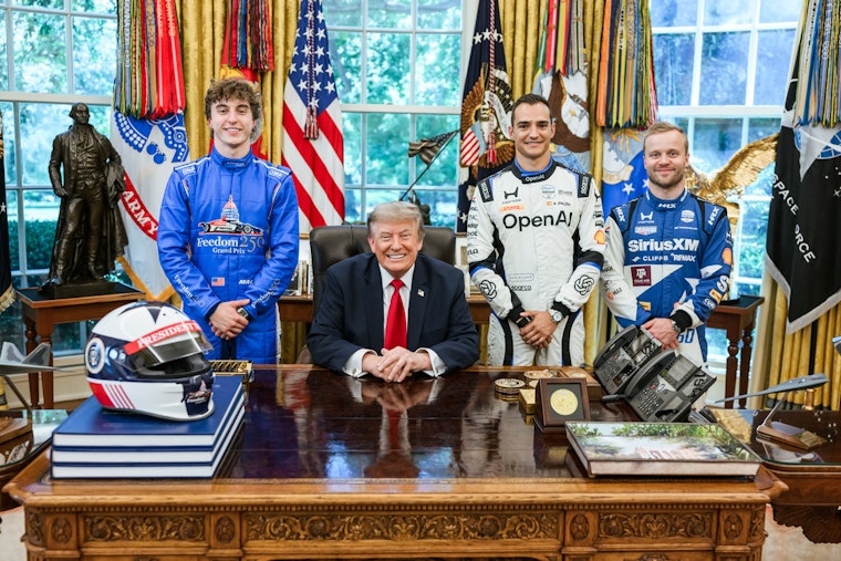 Trump to Take Honorary Lap Before IndyCar's National Mall Grand Prix Sunday