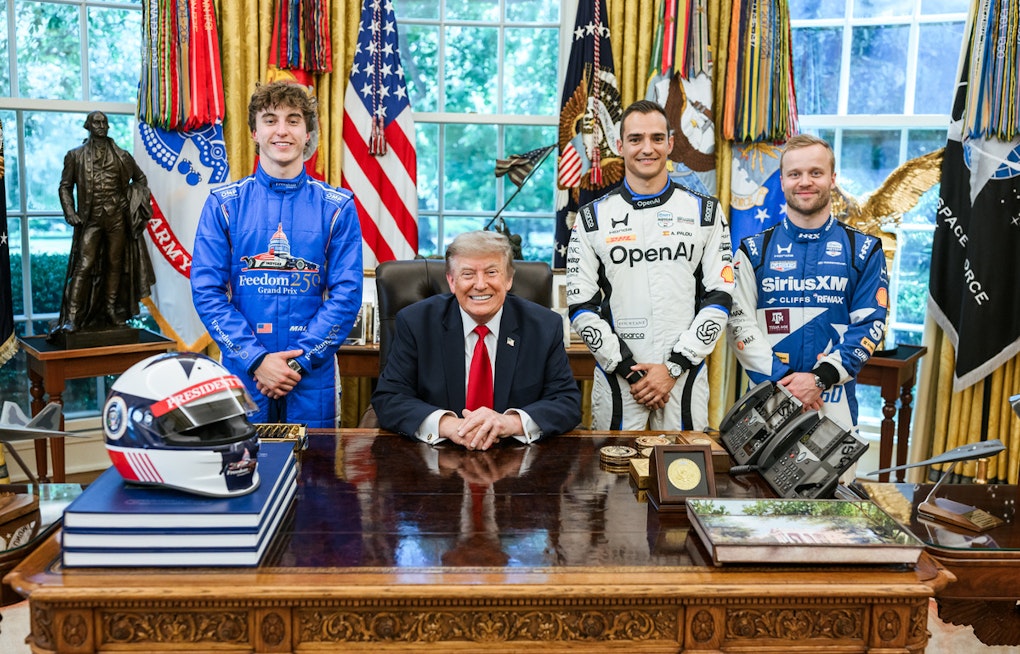 Trump to Take Honorary Lap Before IndyCar's National Mall Grand Prix Sunday