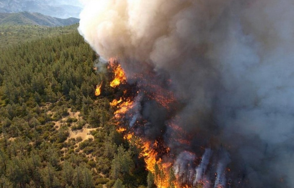 Twin Lightning Fires Torch 51,000 Acres Near Las Vegas, Zero Containment So Far