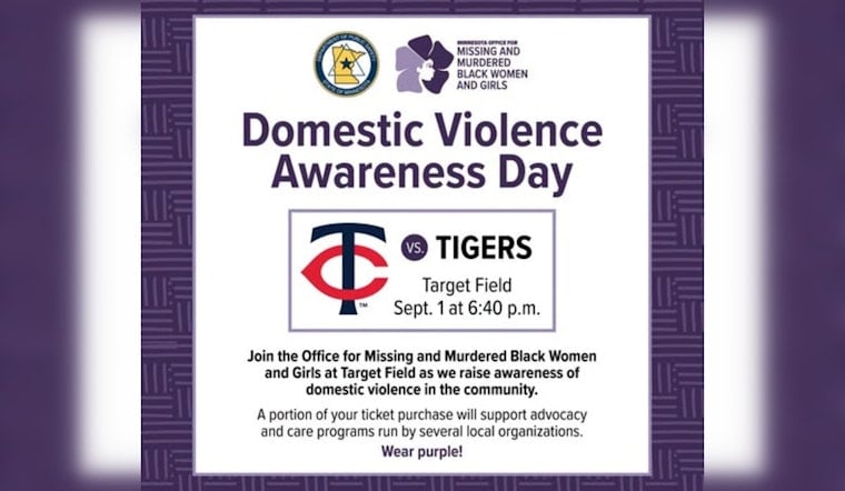 Twins Turn Target Field Purple for Domestic Violence Awareness as MN Deaths Spike 30%
