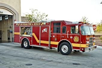 Two-Alarm Fire Tears Through Las Vegas Arts District Buildings in Triple-Digit Heat