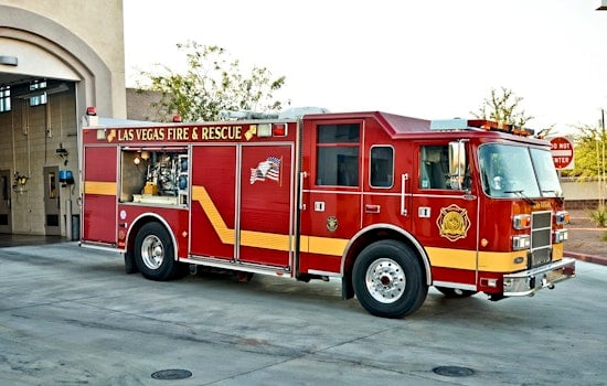 Two-Alarm Fire Tears Through Las Vegas Arts District Buildings in Triple-Digit Heat