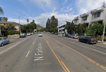Two Fairfax Avenue Lots Trade Backyards for 52 Parking-Free Apartments