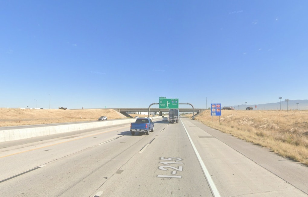 Two Killed in I-215 Crash Near 2100 North, All Southbound Lanes Shut for Hours