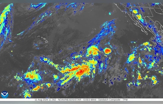 Two Pacific Systems Could Threaten Hawaii This Weekend, Next Storm Named Lala