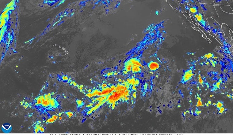 Two Pacific Systems Could Threaten Hawaii This Weekend, Next Storm Named Lala