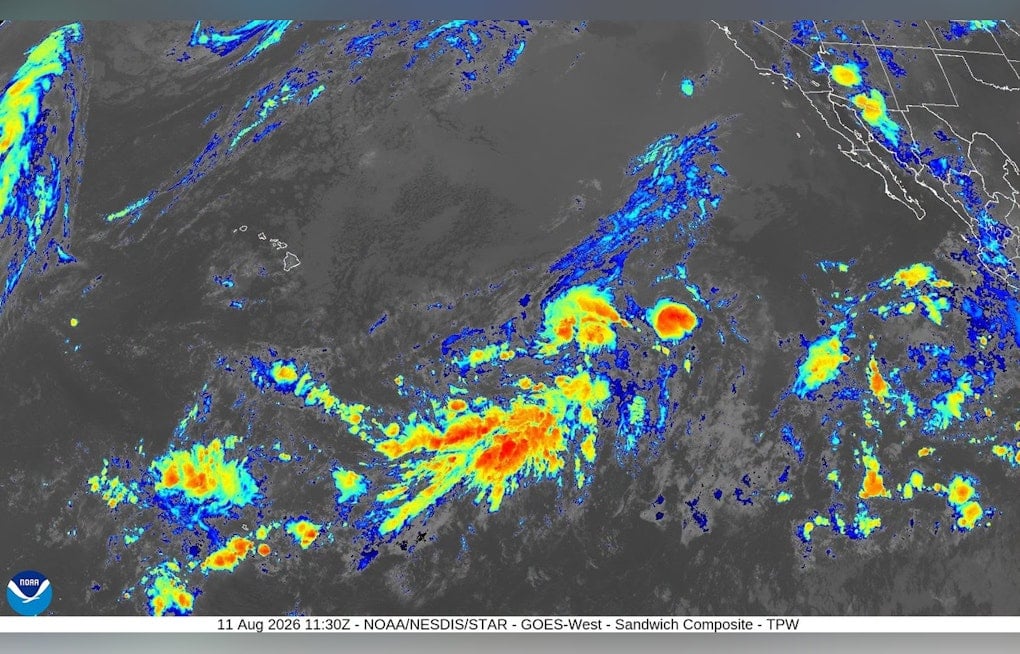 Two Pacific Systems Could Threaten Hawaii This Weekend, Next Storm Named Lala