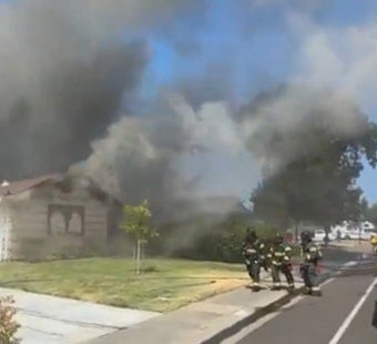 Two Sky Parkway Homes Burn in South Sacramento as Crews Race to Contain Blaze