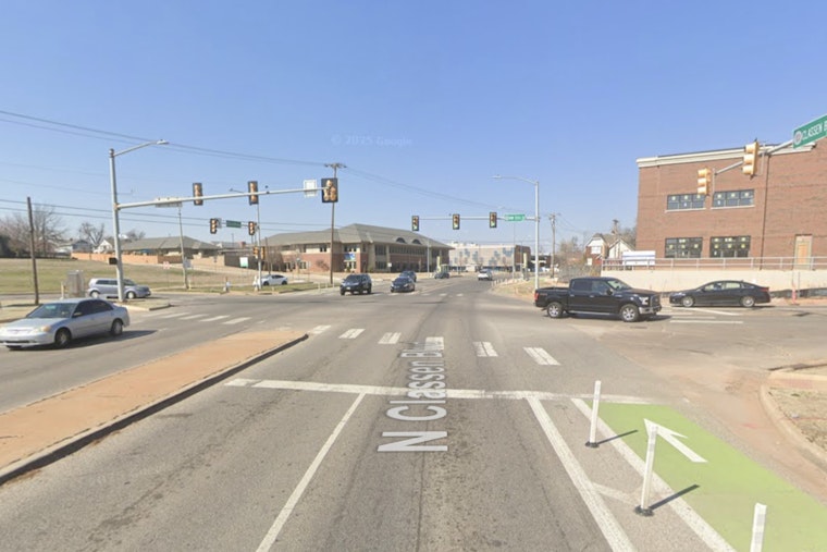 Two-Vehicle Crash Snarls Traffic At Notoriously Tricky NW OKC Intersection
