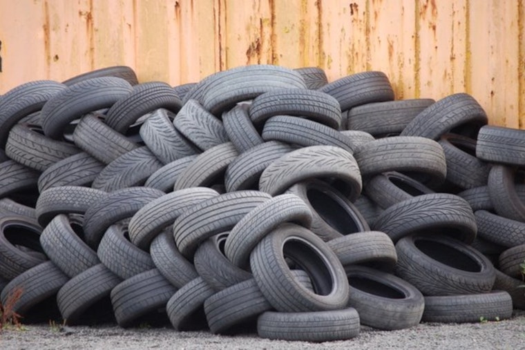 U-Haul Ditched in Fairmount Park Mud After Dumping Hundreds of Tires