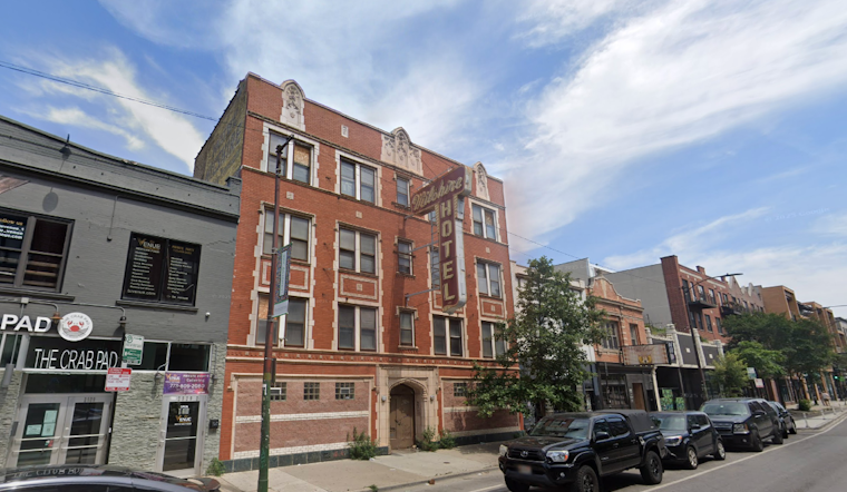 Vacant Milshire Hotel in Logan Square Set for 30 Apartments, Neon Sign Rebirth