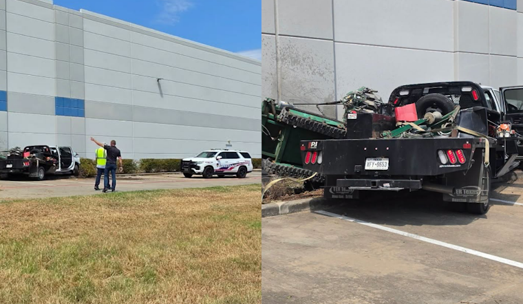 Vehicle Slams Into Building Off Hardy Toll Road Near Rankin Road Exit