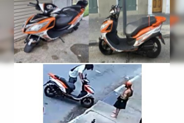 Video Shows Duo Rolling Off With $2K Orange Scooter in Tremé, New Orleans Cops Say