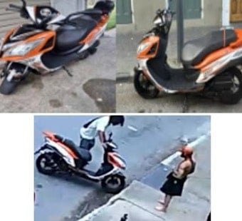 Video Shows Duo Rolling Off With $2K Orange Scooter in Tremé, New Orleans Cops Say