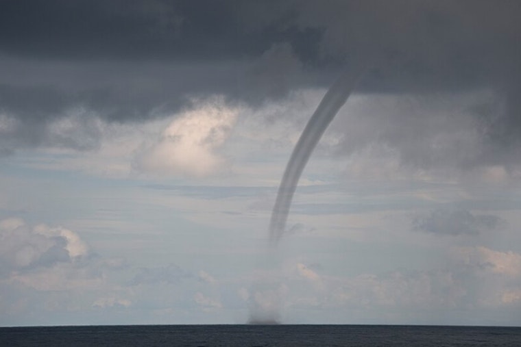 Waterspout Twists Over Lake Okeechobee Near Pahokee, Caught on Video Friday