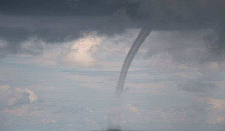 Waterspout Twists Over Lake Okeechobee Near Pahokee, Caught on Video Friday