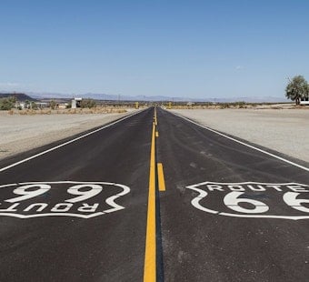 West Hollywood Marks Route 66's 100th With Classic Cars, New Street Signs