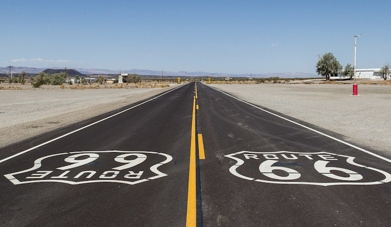 West Hollywood Marks Route 66's 100th With Classic Cars, New Street Signs