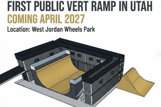 West Jordan Wheels Park Lands Utah's First Public Vert Ramp, Built in Germany