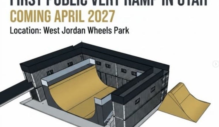 West Jordan Wheels Park Lands Utah's First Public Vert Ramp, Built in Germany