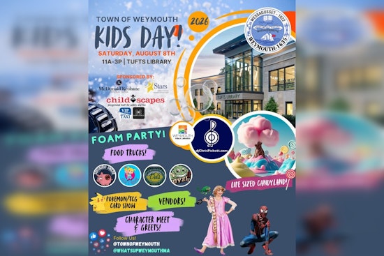Weymouth's Kids Day Returns to Tufts Library With Foam Party, Spider-Man