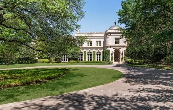 Widow of Dallas Developer Richard Strauss Lists Preston Hollow Estate for $17.8M