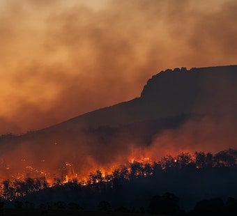 Wildfire Breaks Out on Pine Tree Road in Pinyon Hills Before Dawn