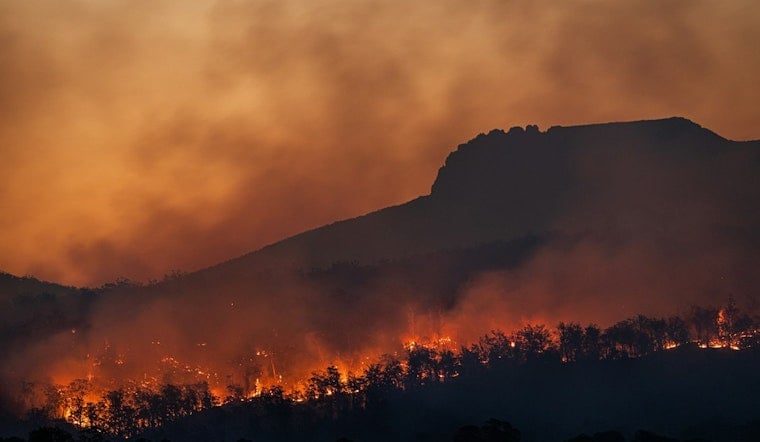 Wildfire Breaks Out on Pine Tree Road in Pinyon Hills Before Dawn