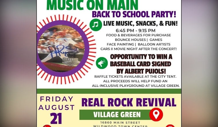 Wildwood's Back-to-School Bash Packs In Bounce Houses, Pujols Raffle, Cars 2