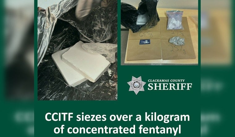 Wilsonville-Area Traffic Stop Nets Kilogram of Fentanyl Bricks, Task Force Says
