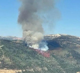 Wind-Whipped Black Canyon Fire Explodes on Utah’s Sanpete-Emery Line