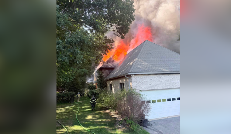Winfield House Fire Causes $600K Damage, Takes 80 Firefighters Five Hours To Tame