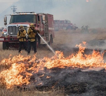 Wood Fire Grows to 57 Acres Near Perris, Forcing Evacuation Orders