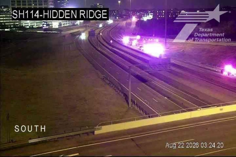 Wrong-Way Driver Kills Motorcyclist on SH 114 in Irving, Shuts Down Eastbound Lanes