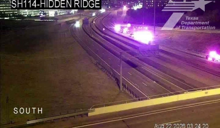 Wrong-Way Driver Kills Motorcyclist on SH 114 in Irving, Shuts Down Eastbound Lanes
