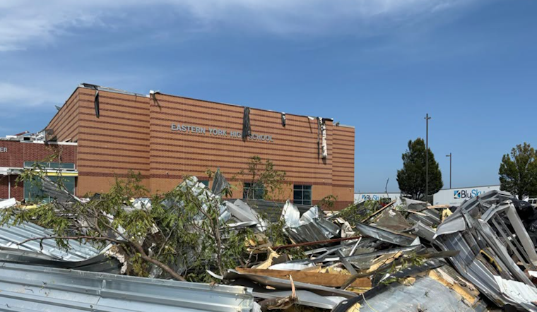 York County Declares Disaster After EF-2 Tornado Rips Roof Off Eastern York High
