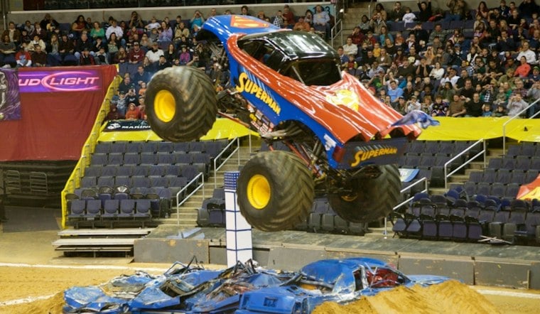 19-Year-Old T-Rex Driver Rattles Westfield Fairgrounds With Airborne Show