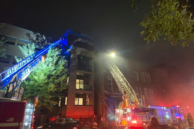 2-11 Alarm Fire Erupts at West Town Building on Grand Avenue