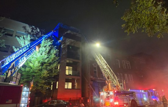 2-11 Alarm Fire Erupts at West Town Building on Grand Avenue