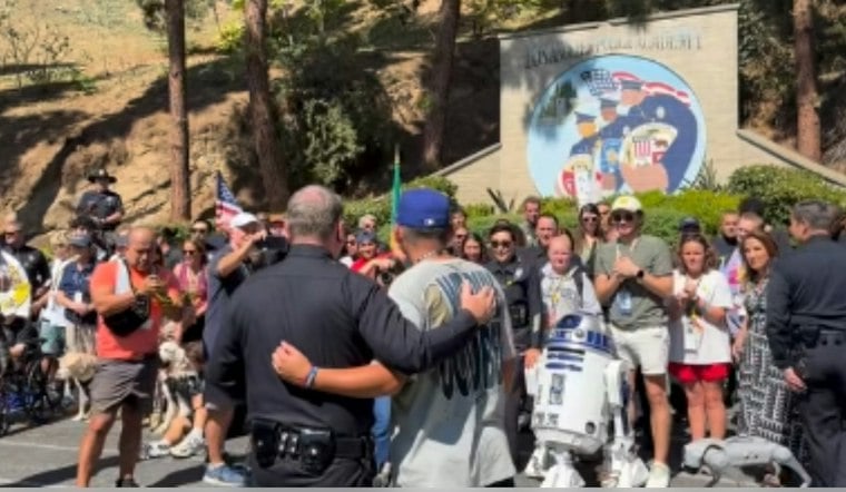 25 Kids Battling Cancer Become Honorary LAPD Officers in Elysian Park