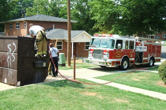 30 Charlotte Firefighters Snuff Out Hampton Place Drive House Fire in 30 Minutes