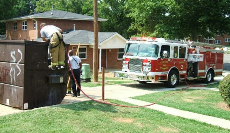 30 Charlotte Firefighters Snuff Out Hampton Place Drive House Fire in 30 Minutes