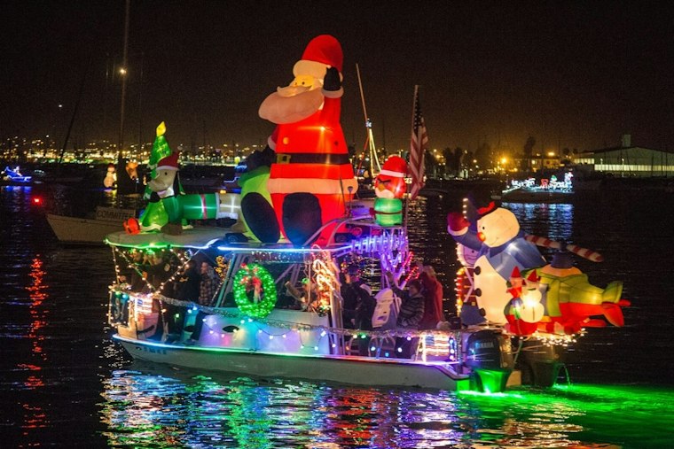 80 Boats Light Up San Diego Bay This December, Free to Watch From Shore