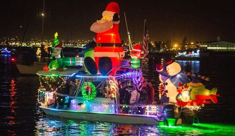 80 Boats Light Up San Diego Bay This December, Free to Watch From Shore