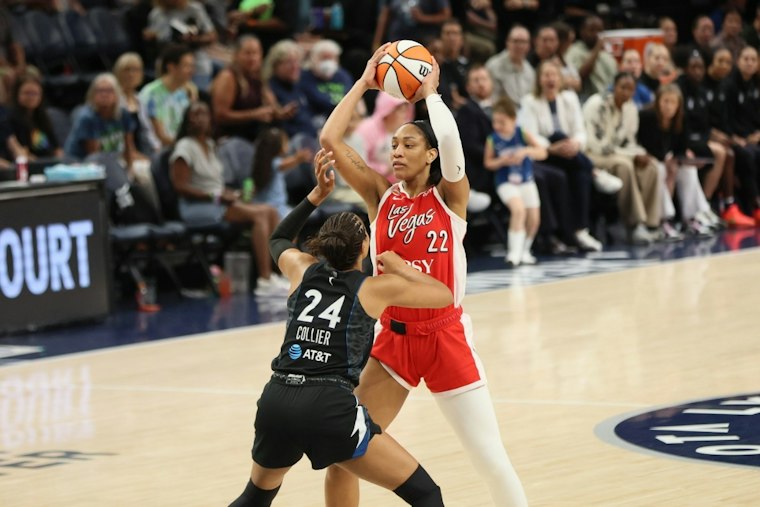 A'ja Wilson Drops 34 Points as Aces Close Regular Season With Rout of Mercury